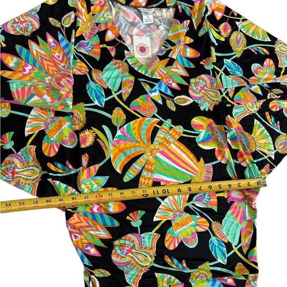 NWT Trina Turk “Tahitian Floral”Coverup Tunic Dress Size XS - Picture 12 of 17